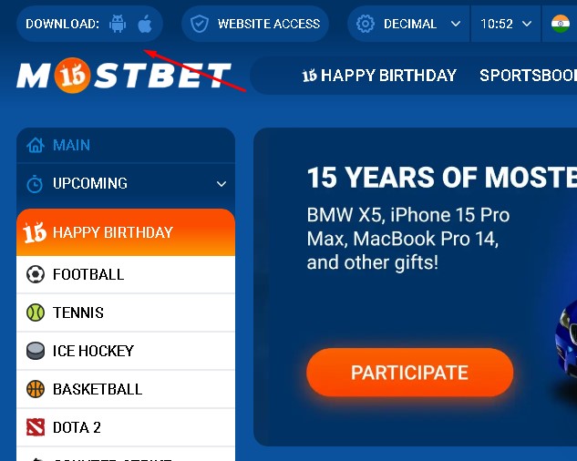 Mostbet Login in India